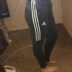 black adidas sweatpants